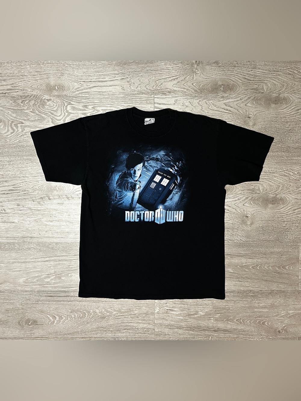 2010 Doctor Who Black Graphic Promotional T-Shirt